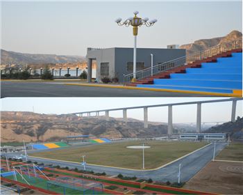 廣場(chǎng)高桿燈、中華燈-陜西渭南合陽(yáng)特警訓(xùn)練基地廣場(chǎng)照明