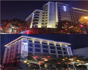 西安曲江源著樓體亮化工程